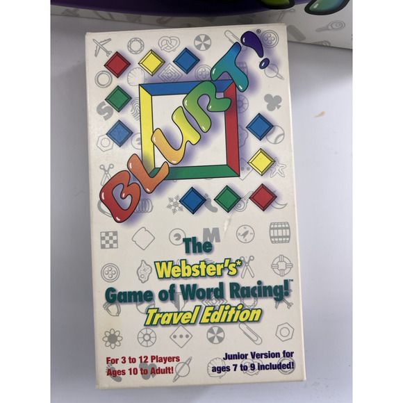 Blurt! Board Game The Webster's Game of Word Racing Includes Junior Version Fun - Picture 4 of 8